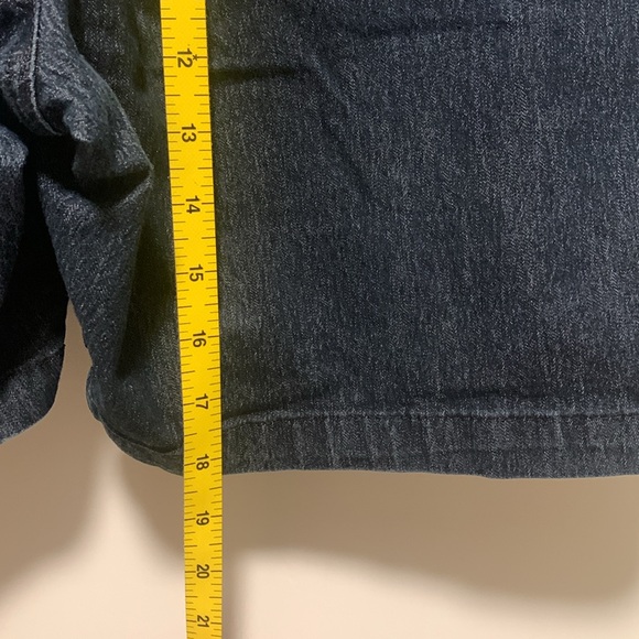 Lee denim regular fit Bermuda mid rise shorts size 16 M in good condition - Picture 9 of 11